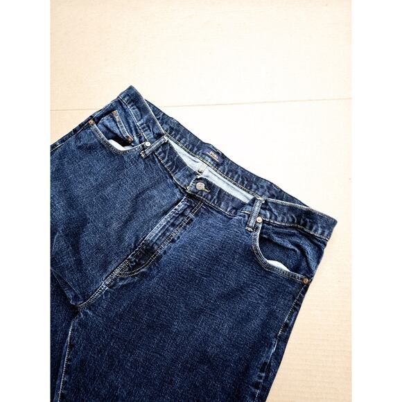 Polo Ralph Lauren The Hampton Relaxed Straight Jeans Mens 46x30 Blue - Picture 6 of 11